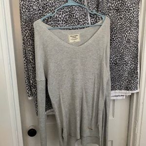 Lightweight grey sweater from Abercrombie